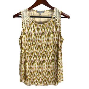 Daniel Rainn Sleeveless Geometric Top Size M